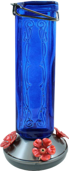 Kristina Glass Hummingbird Feeder