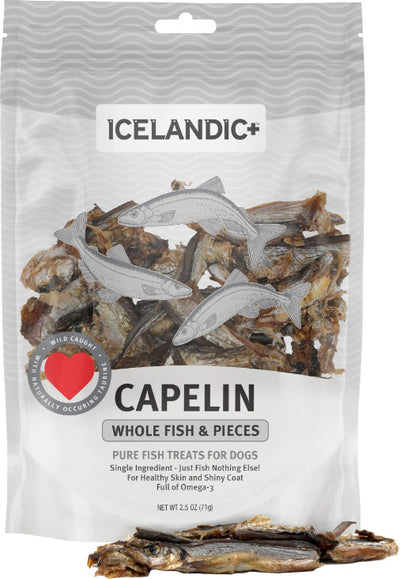 Icelandic+ Capelin Whole Fish & Pieces