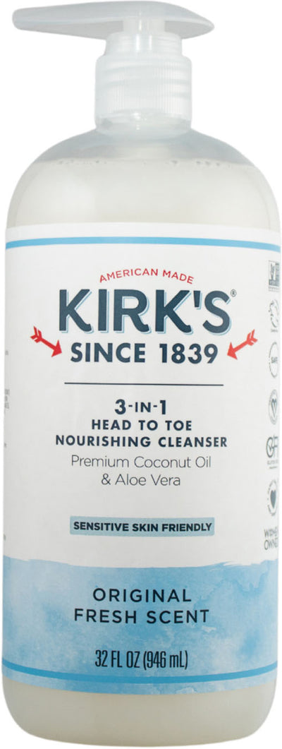Kirks 3-In-1 Original Liquid Soap