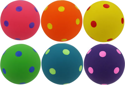 Multipet Polka Dot Ball Latex Dog Toy