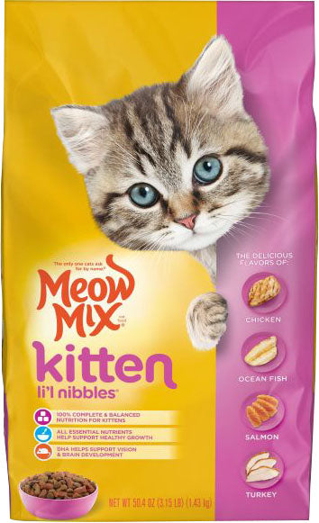 Meow Mix Kitten Lil' Nibbles Kitten Food