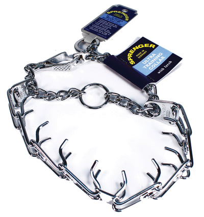 Herm Sprenger Ultra Chrome Prong Collar W/Latch