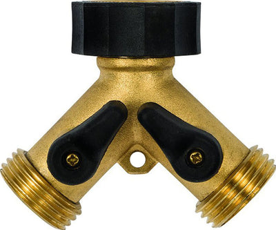 Shut-Off Valve Brass Dual