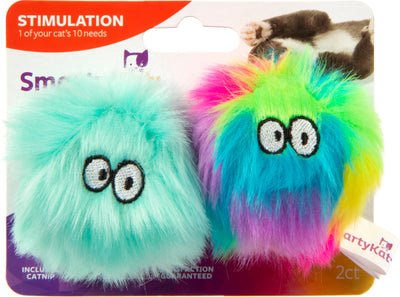 Smartykat Fuzzy Friends Catnip Ball Cat Toys