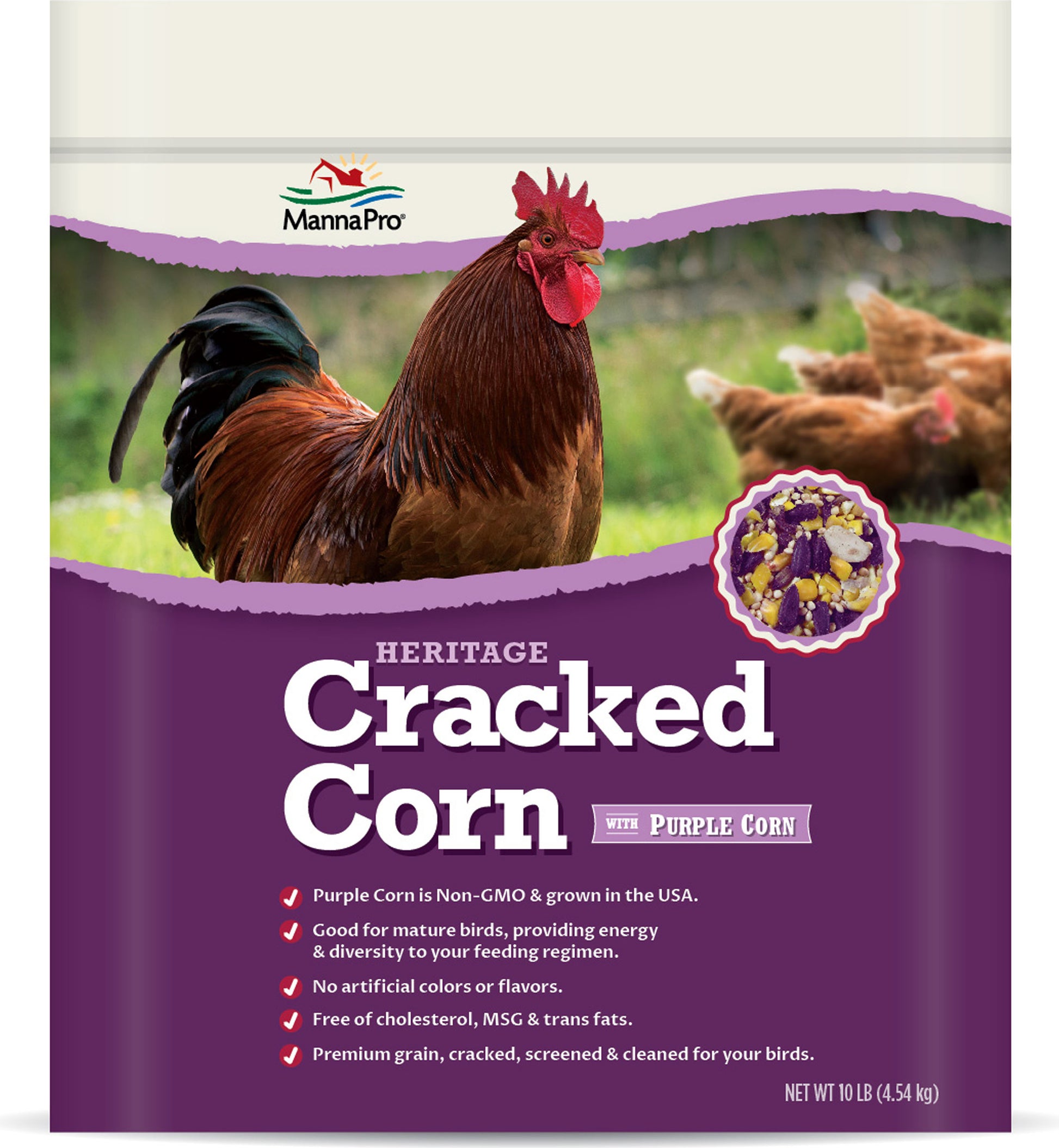 Cracked Corn W/Purple Corn
