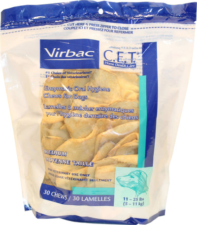 C.E.T. Enzymatic Oral Hygiene Chews For Dogs