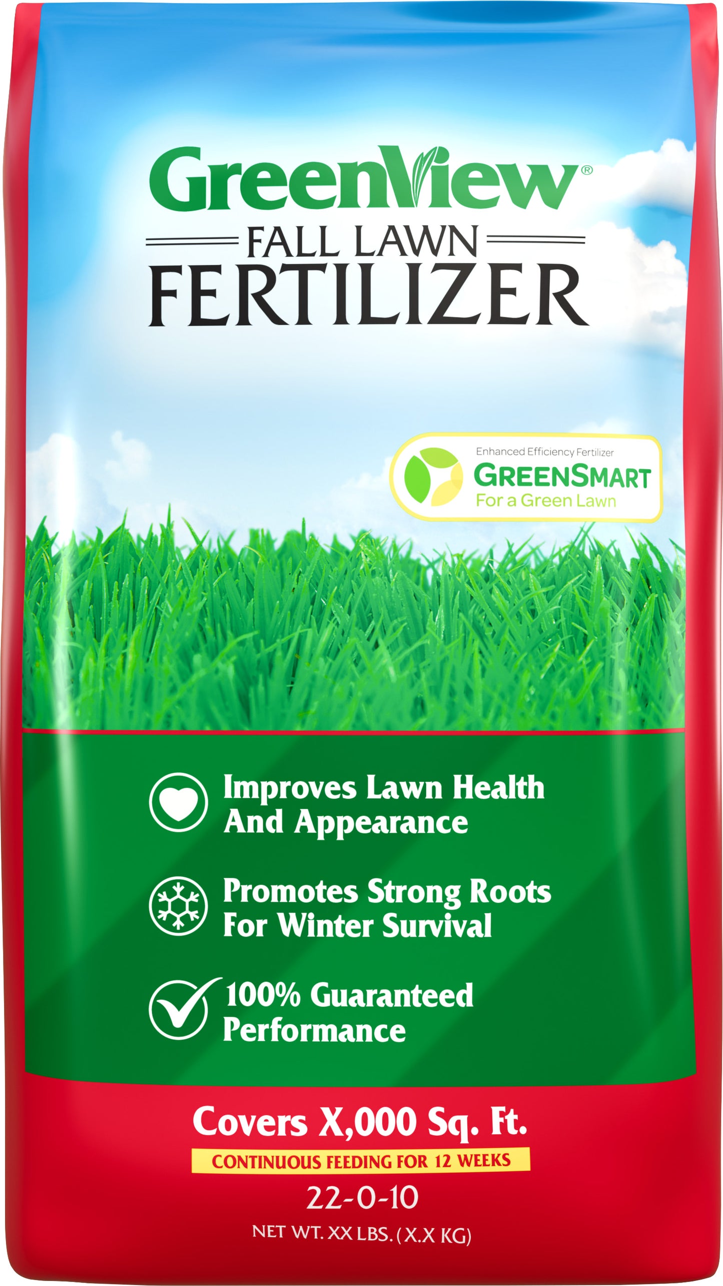 Greenview Fall Lawn Fertilizer 22-0-10