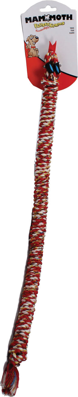 Flossy Chews Snakebiter Colored Rope