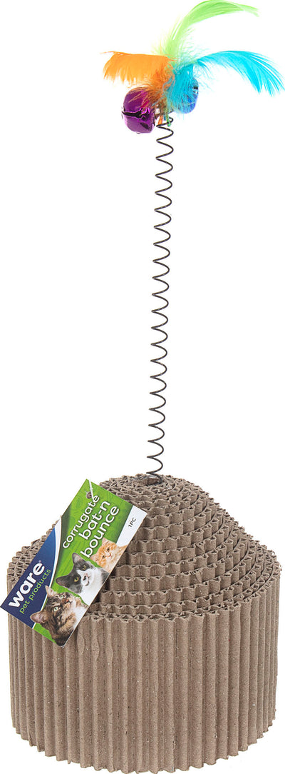 Corrugated Bat-N-Bounce Cat Toy