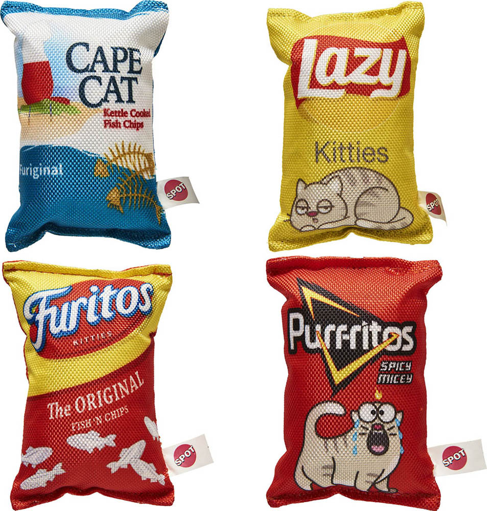 Fun Food Kitty Chips Cat Toy