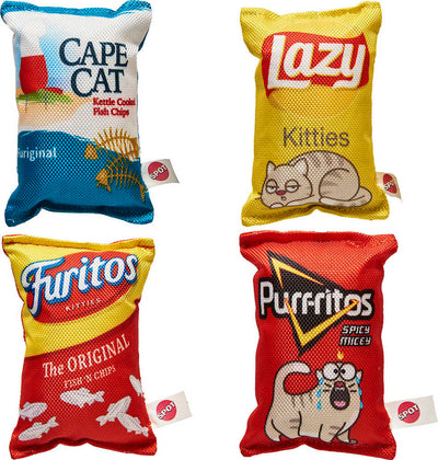 Fun Food Kitty Chips Cat Toy