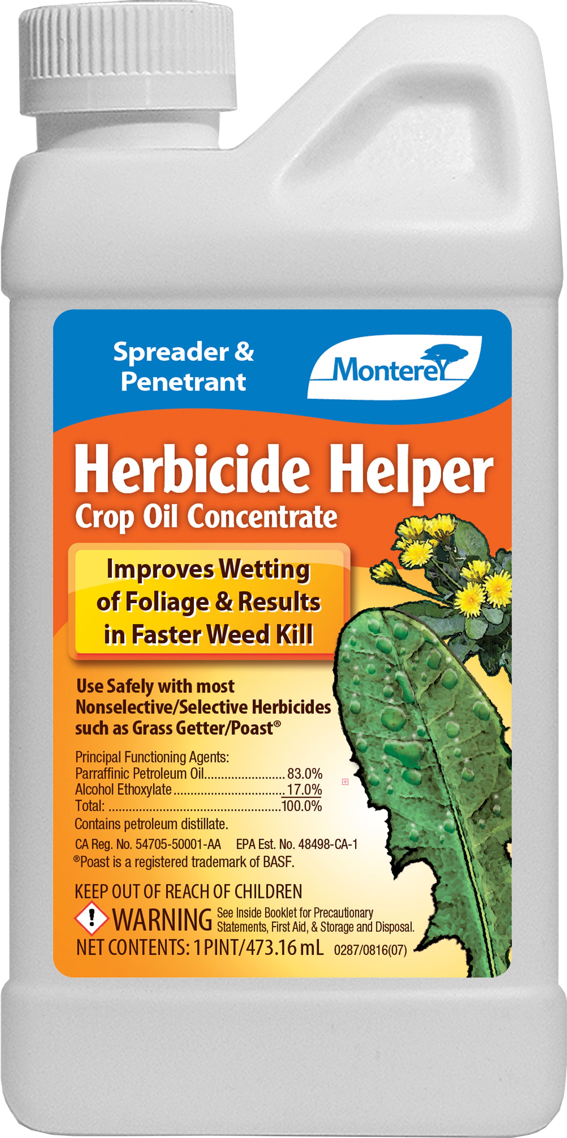 Monterey Herbicide Helper Crop Oil Concentrate