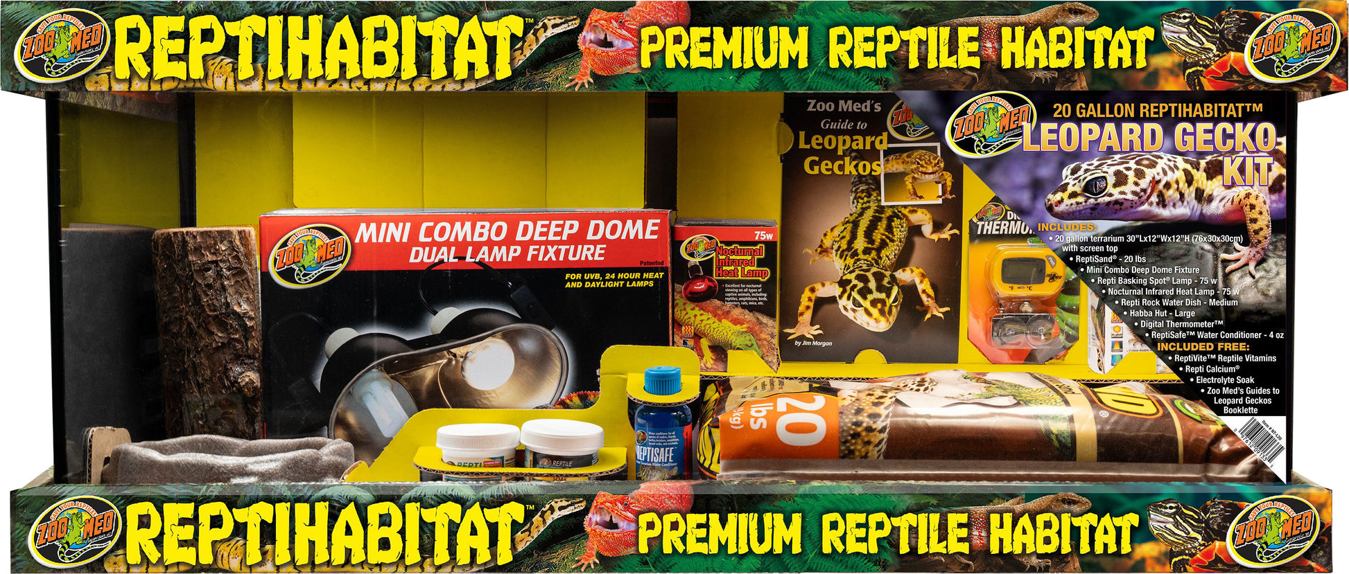 Reptihabitat Premium Leopard Gecko Kit
