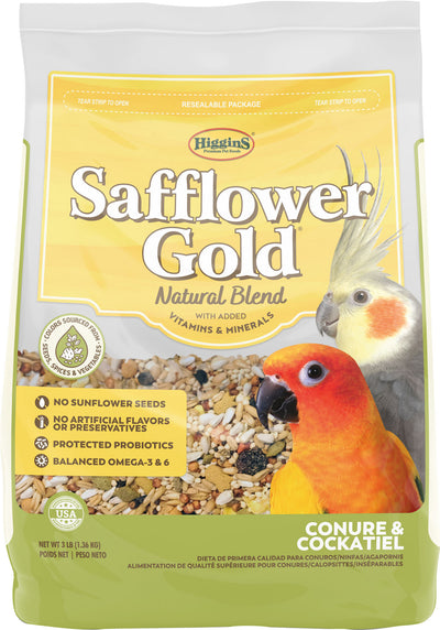 Safflower Gold Blend Conure & Cockatiel