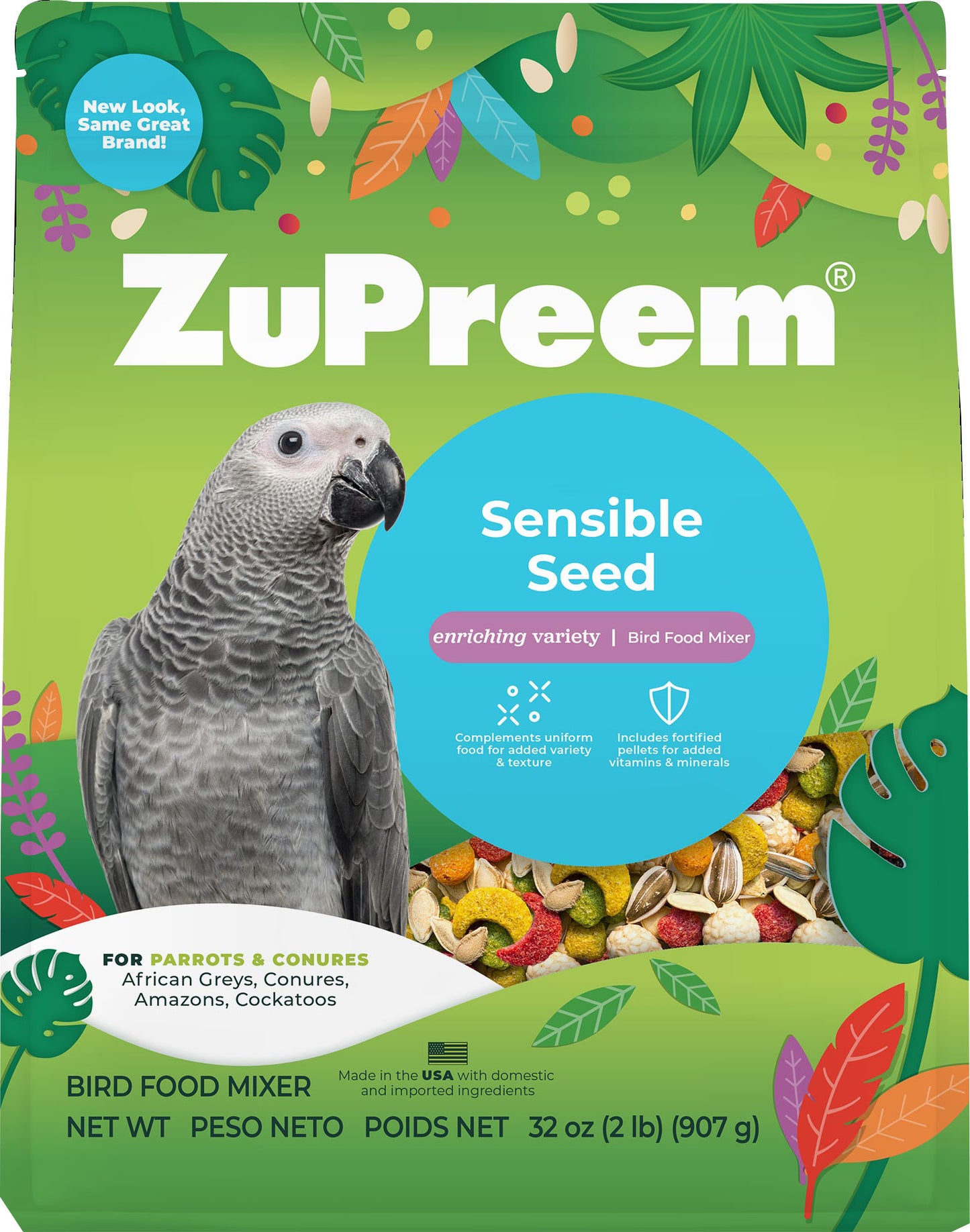 Sensible Seed Parrots & Conure Food