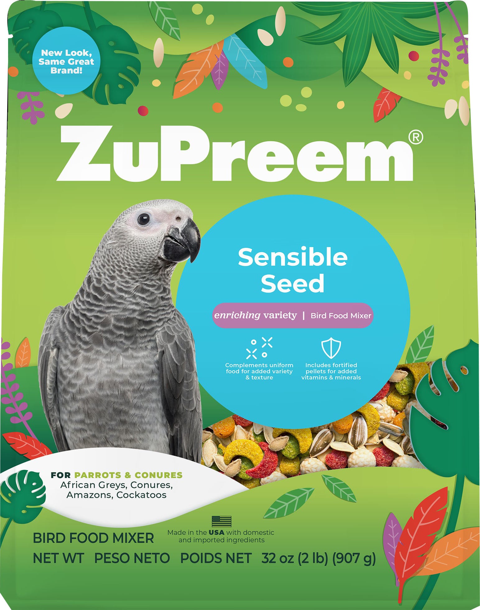 Sensible Seed Parrots & Conure Food
