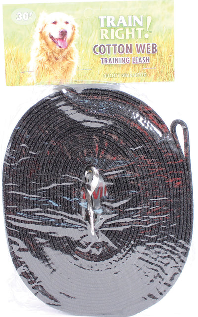 Train Right! Cotton Web Training Leash