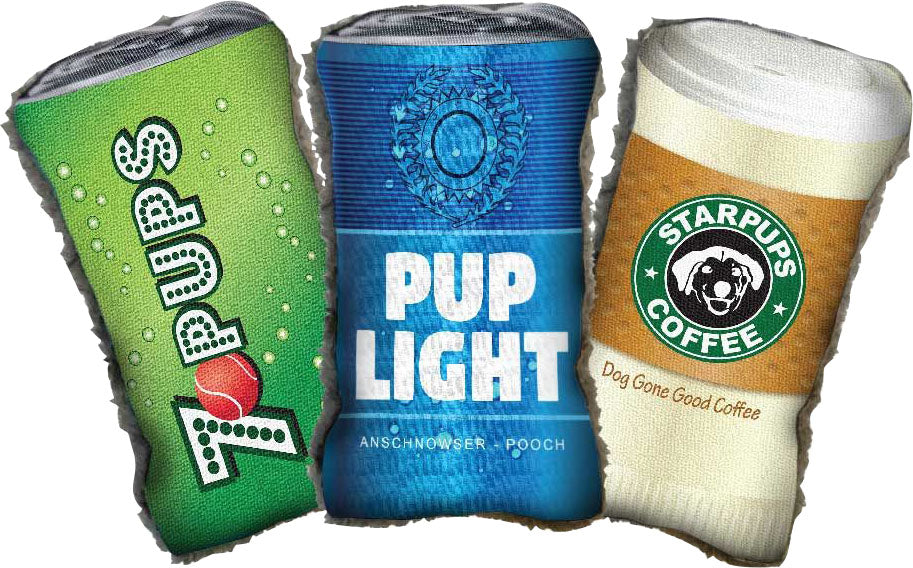 Cycle Dog Brewgear Assorted Beer Can Dog Toy