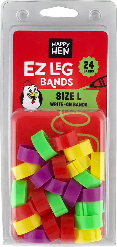 Happy Hen Ez Leg Bands Writable