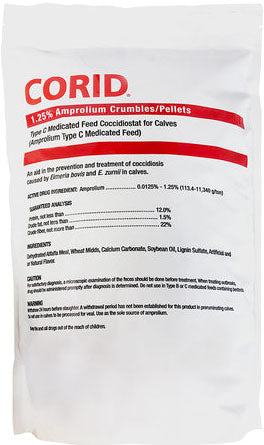 Corid 1.25% Pellets For Calves