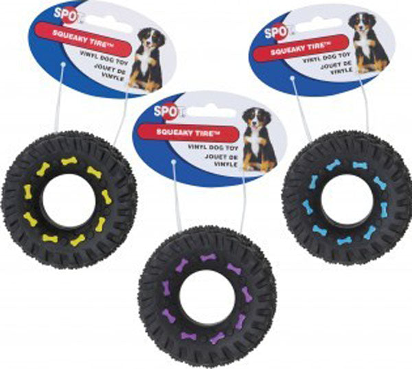 Spot Vinyl Squeaky Tire
