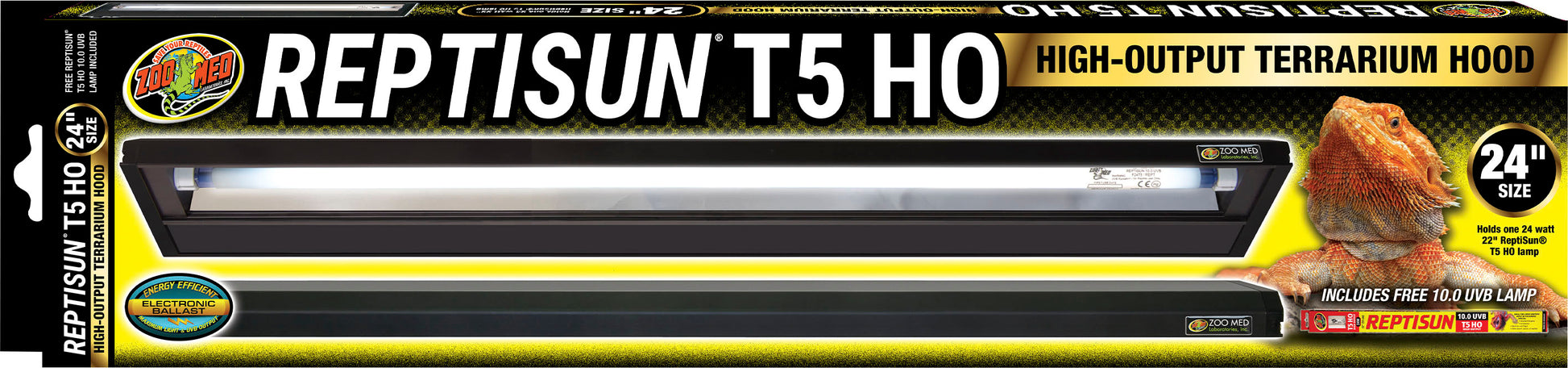 Reptisun T5 Ho With 10.0 Terrarium Hood