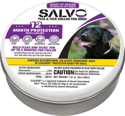 Salvo Flea And Tick Collar For Dogs