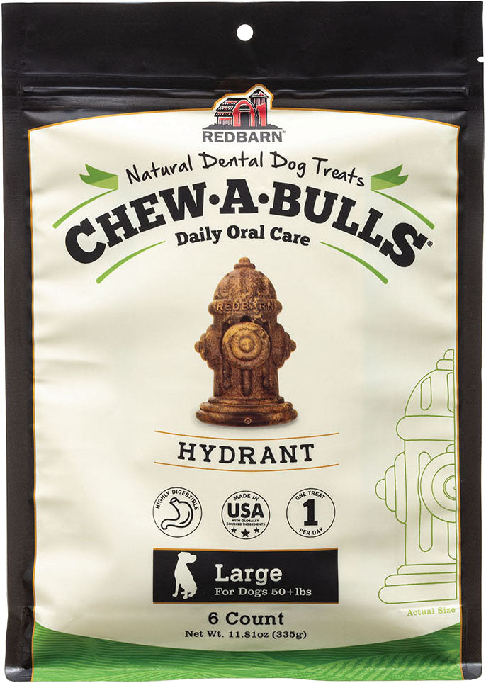 Redbarn Chew-A-Bulls Hydrant Dental Treats