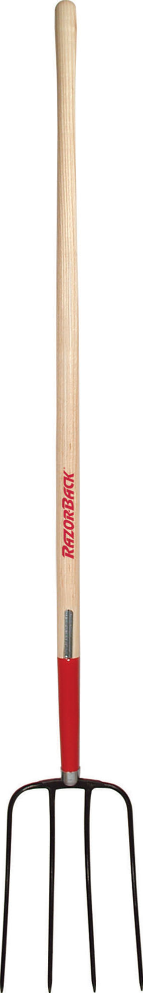 Razor-Back 4-Oval Tine Forged Manure Fork