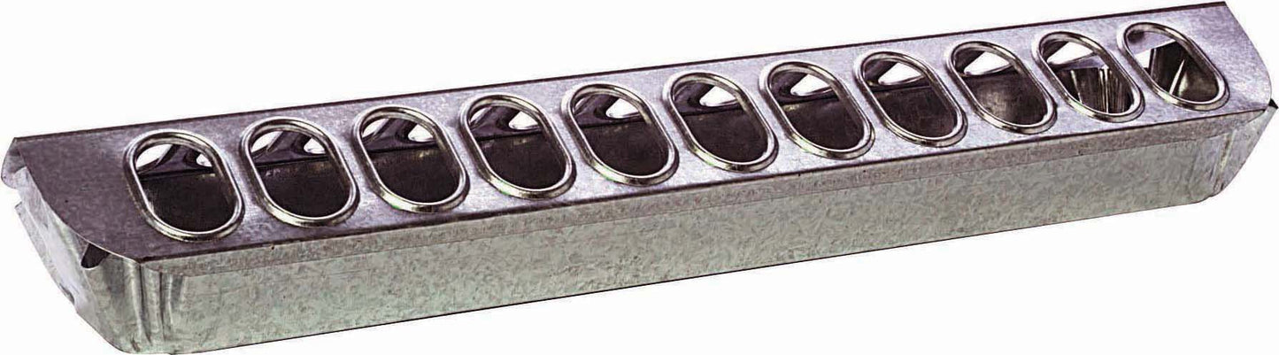 Little Giant Slide Top Poultry Feeder Galvanized