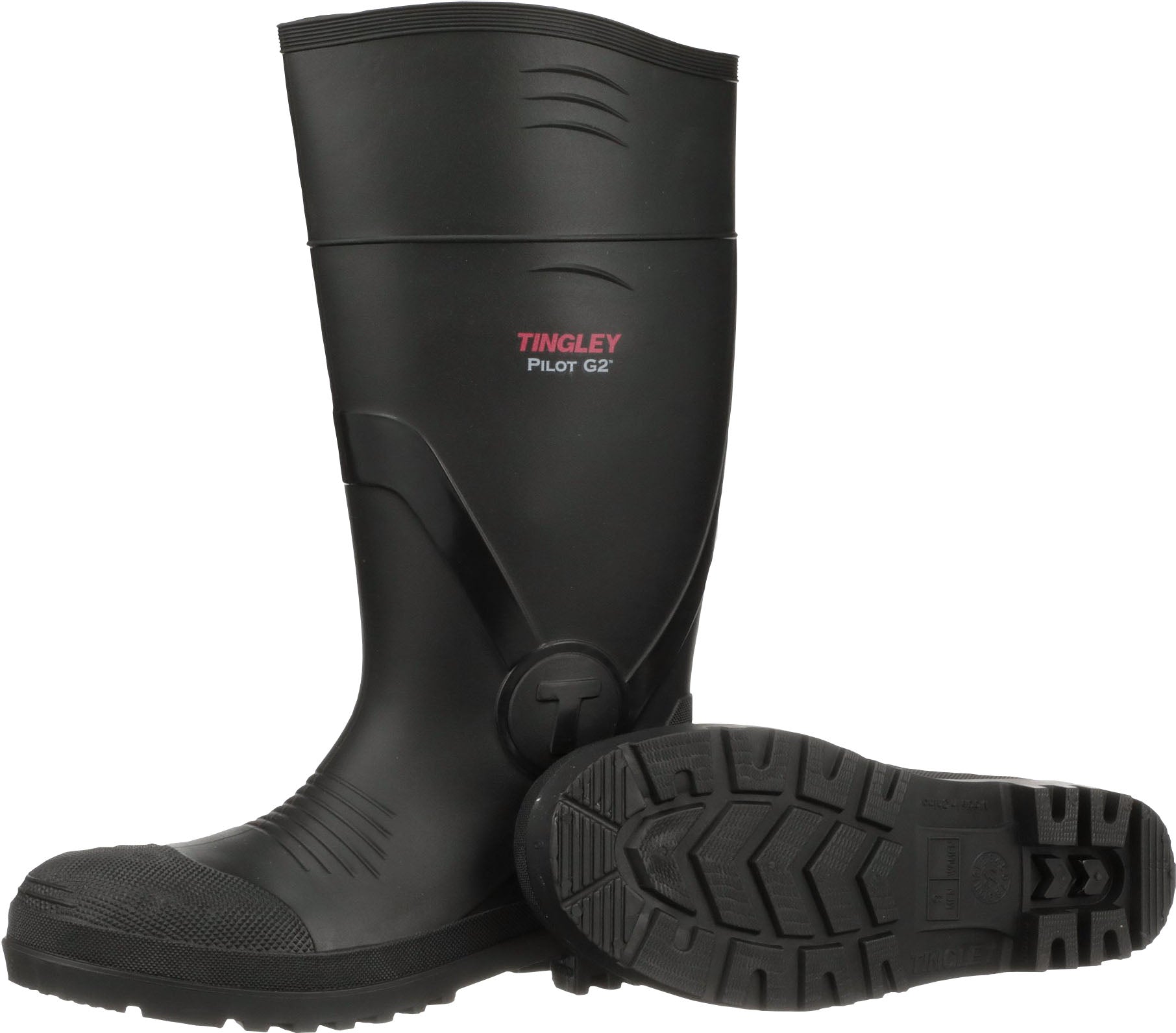 Tingley Pilot Plain Toe Knee Boot