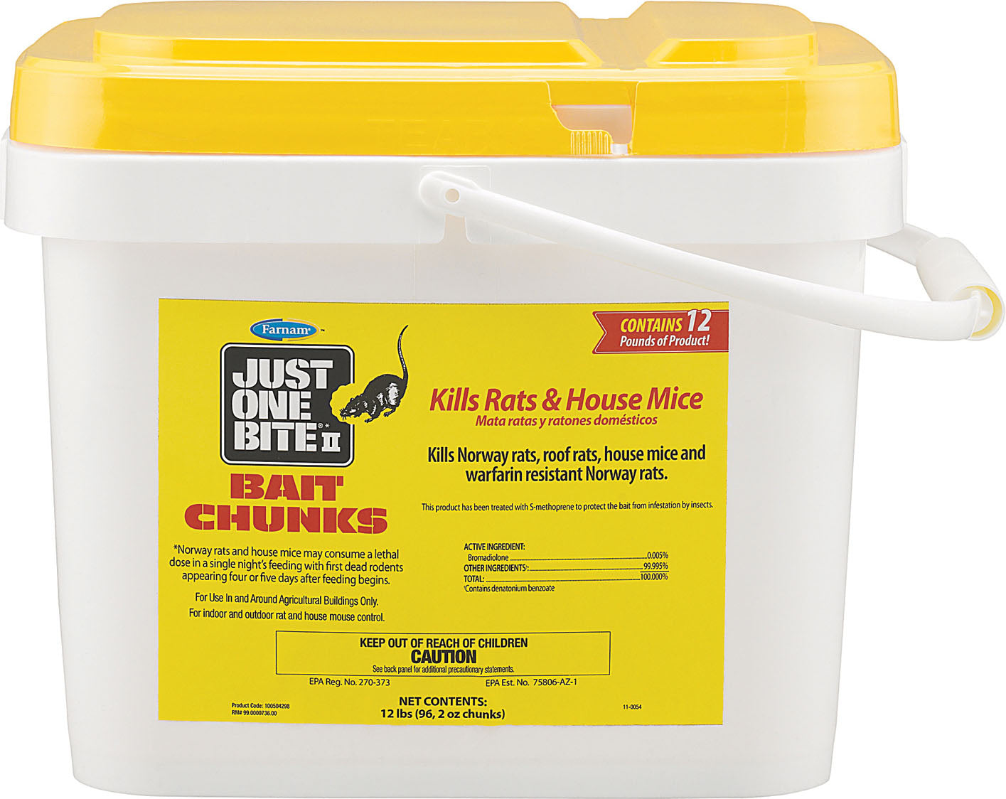 Just One Bite II Bait Chunks 12 lb. pail