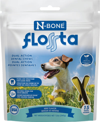 N-Bone Flossta Dual Action Dental Chew