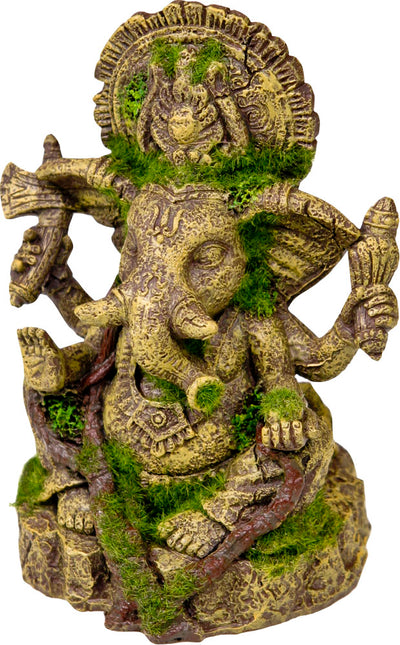 Exotic Environments Ganesha Statue W/Moss
