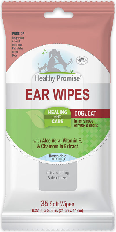 Healthy Promise Ear Wipes For Dogs & Cats