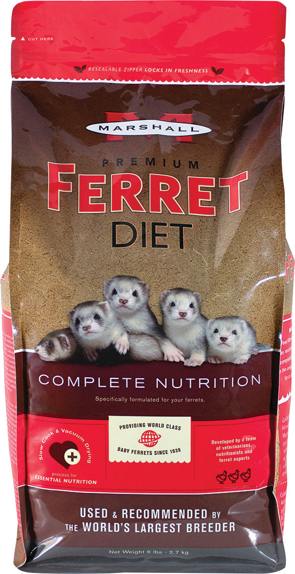 Marshall Premium Ferret Diet Complete Nutrition