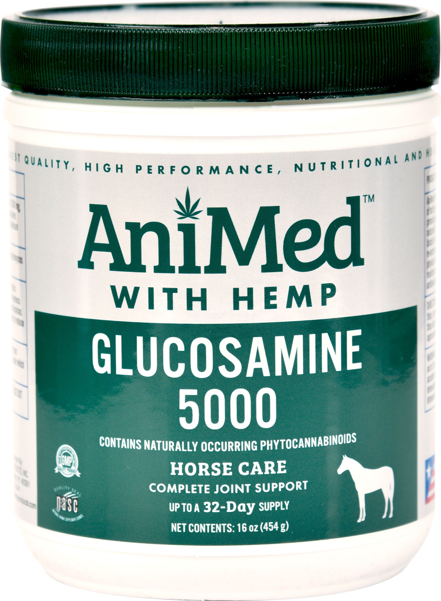 Glucosamine 5000 W/Hemp For Horses