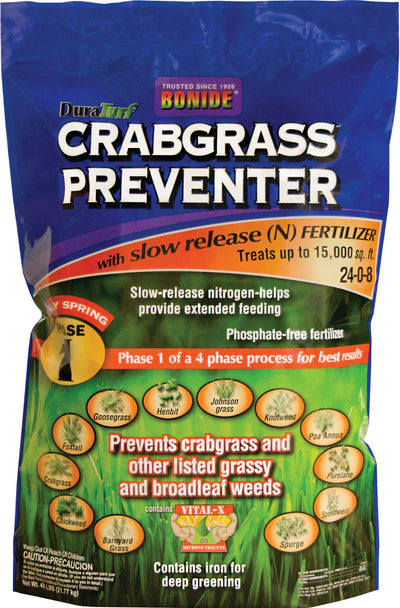 Duraturf Crabgrass Preventer W/Fertilizer 24-0-8
