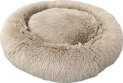 Spot Sleep Zone Round Faux Fur Bed