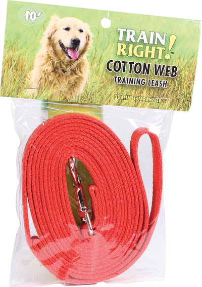 Train Right! Cotton Web Training Leash