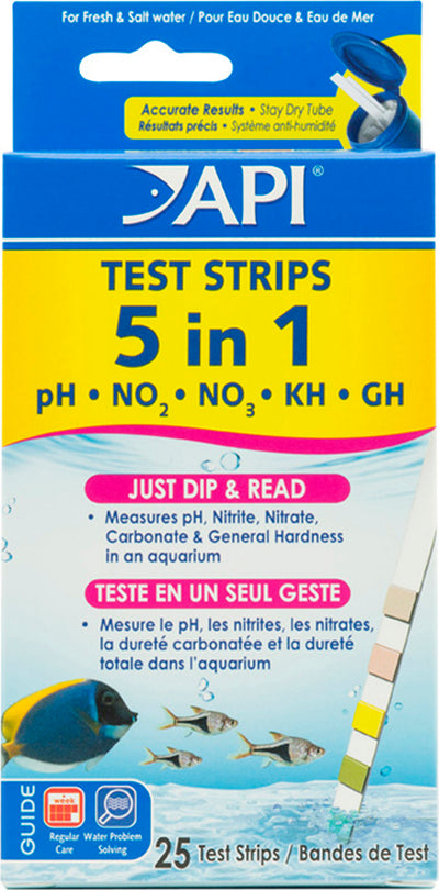 Api 5 In 1 Aquarium Test Strips