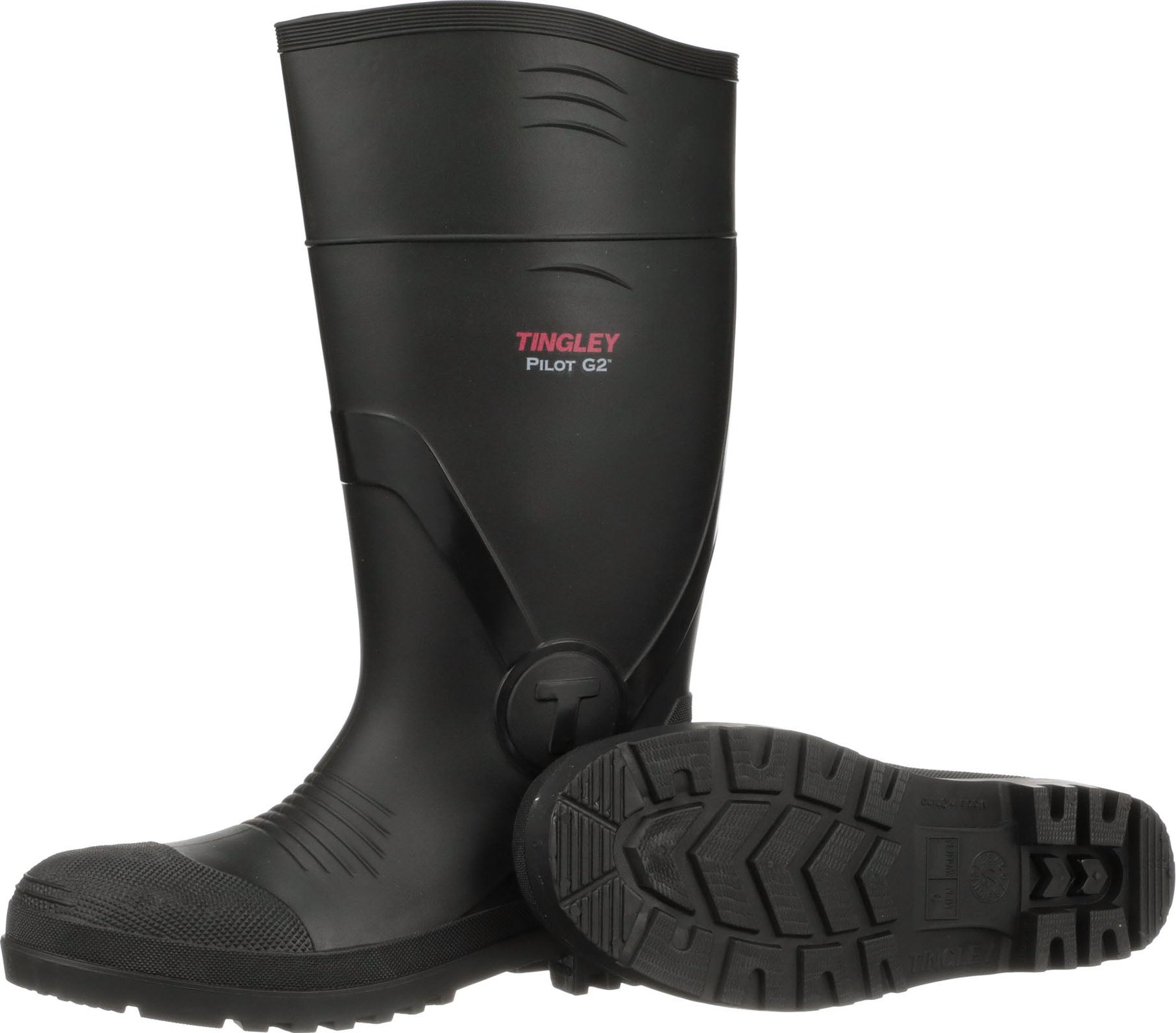 Tingley Pilot Plain Toe Knee Boot