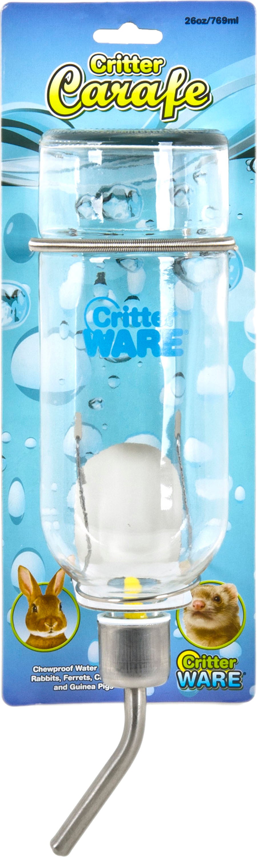 Critter Carafe Glass Water Bottle