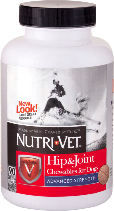 Nutri-Vet Hip & Joint Adv Strength Chews For Dogs