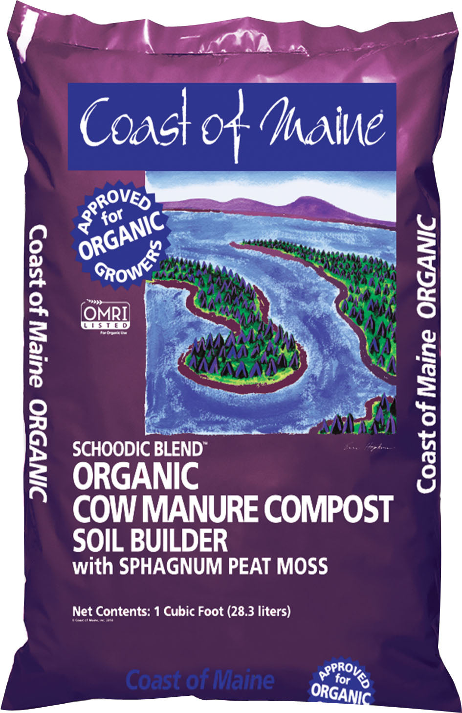 Schoodic Blend Organic Cow Manure Compost