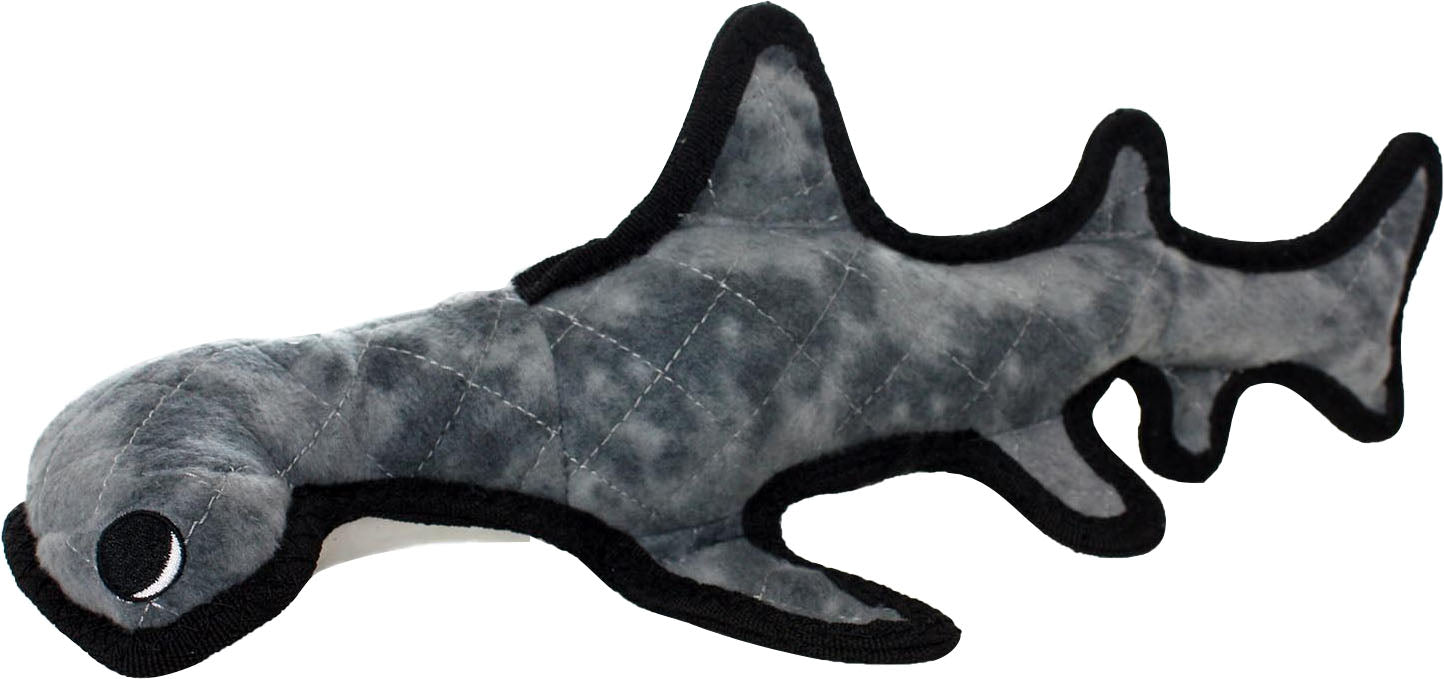 Tuffy Ocean Hammerhead Durable Squeaky Soft Toy