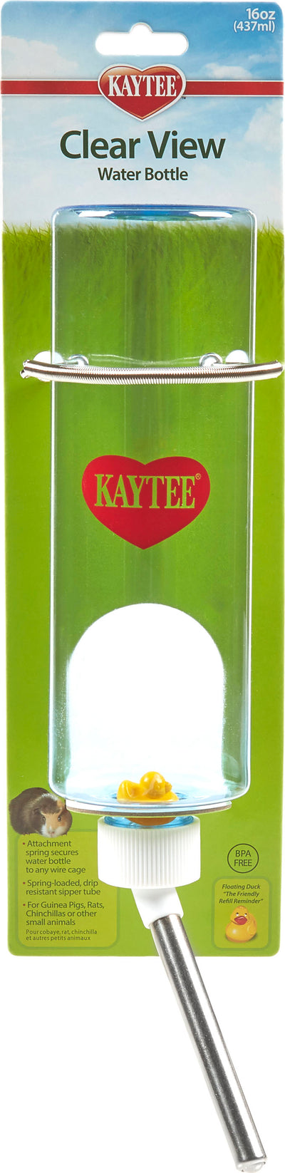 Kaytee Clear View Plastic Water Bottle