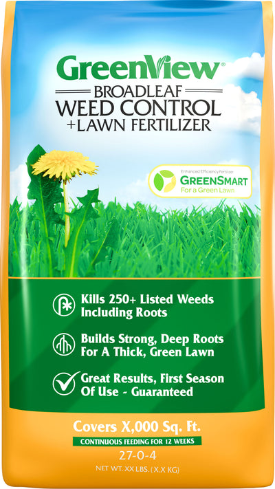 Greenview Broadleaf Weed Control +lawn Food 27-0-4