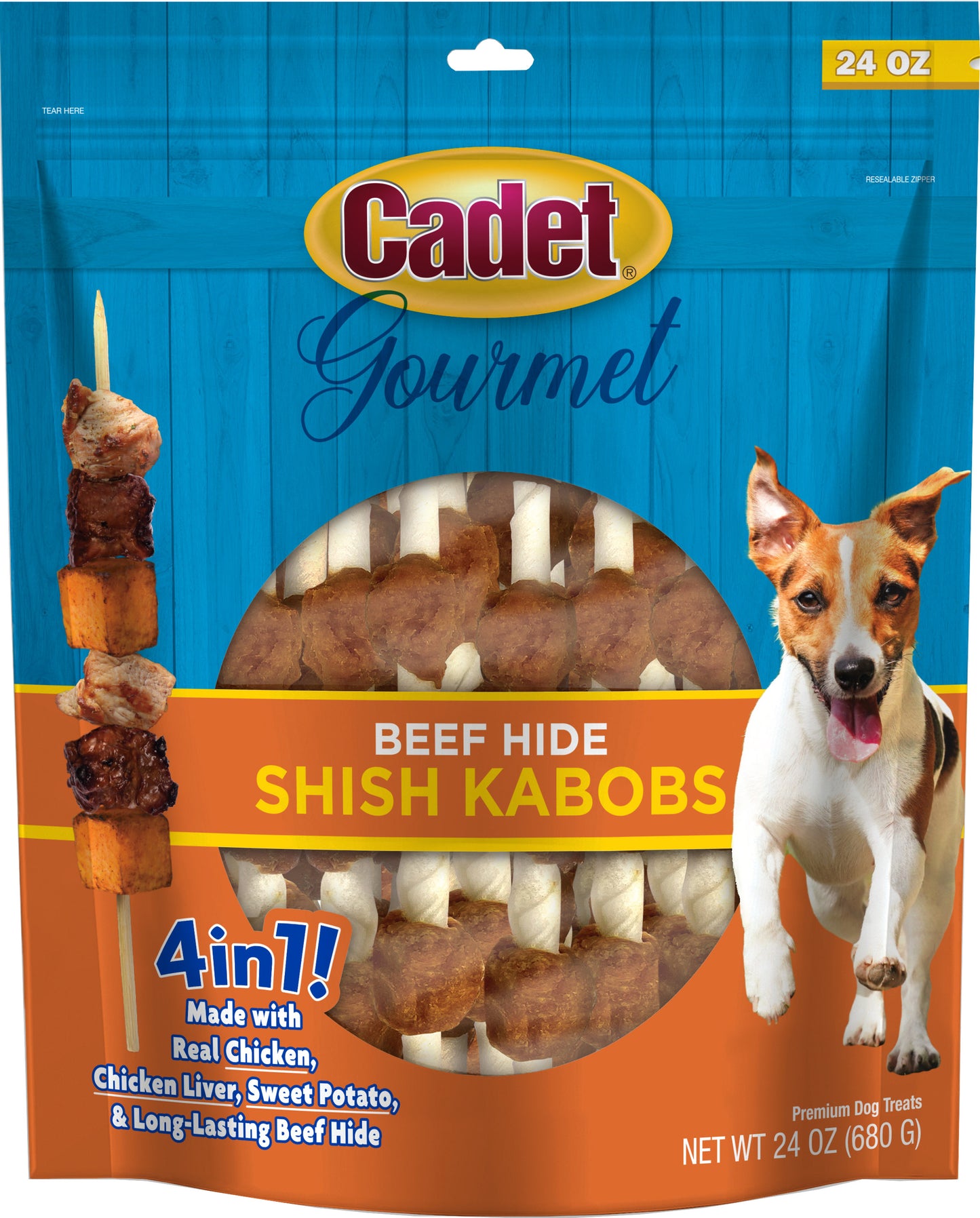Cadet Gourmet Beef Hide Shish Kabobs 4 In 1