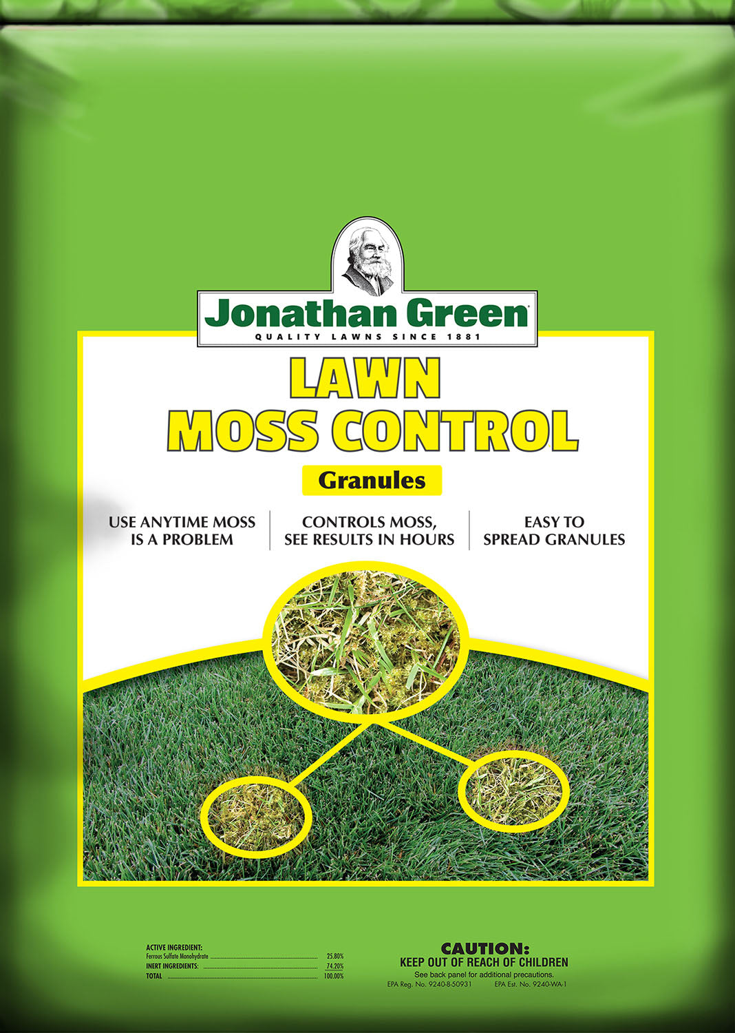 Lawn Moss Control Granules